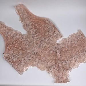 Victoria’s Secret Lace Bralette and Panty Set